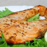 Семга с горчицей и медом