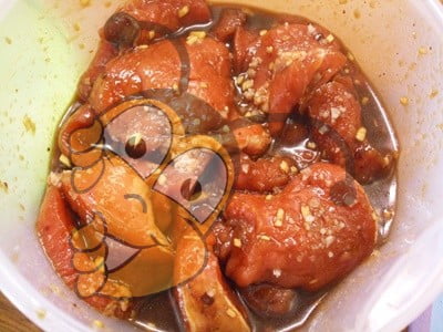 Маринованное мясо с медом