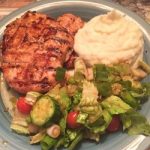 Курица гриль с медом и горчицей