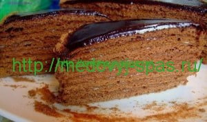 Шоколадный медовик 