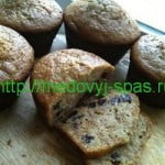 Кексы с мёдом из отрубей