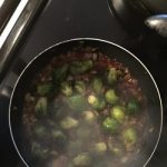 Глазированная брюссельская капуста с мёдом