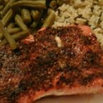 Запеченный лосось с мёдом