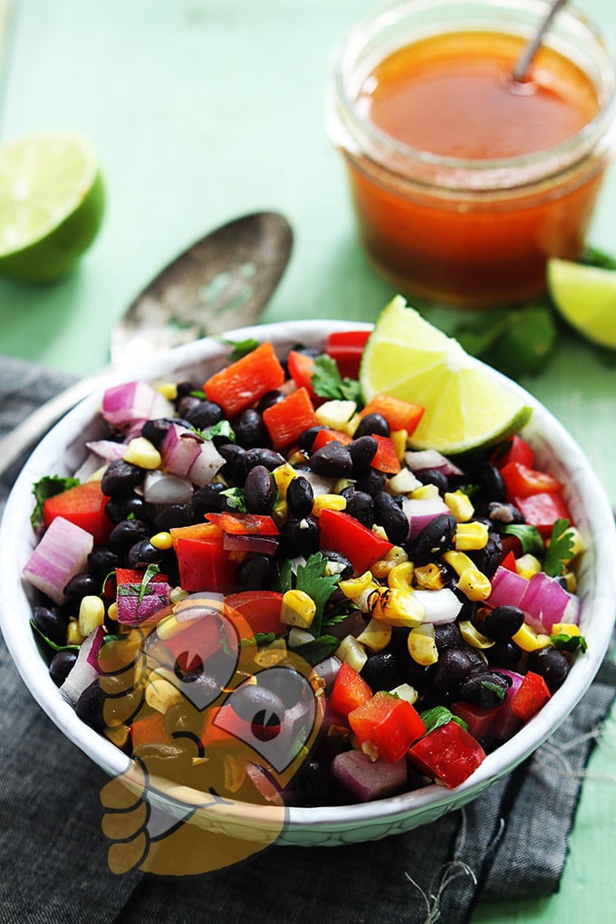 Салат из фасоли с мёдом