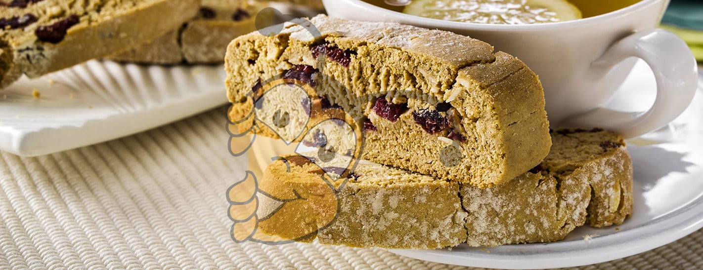 Миндальные бискотти с медом