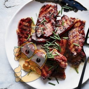 Лакированный медом бекон