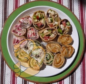 Суши роллы с орехами, арахисовым маслом и медом