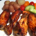 Запеченные куриные крылышки с мёдом