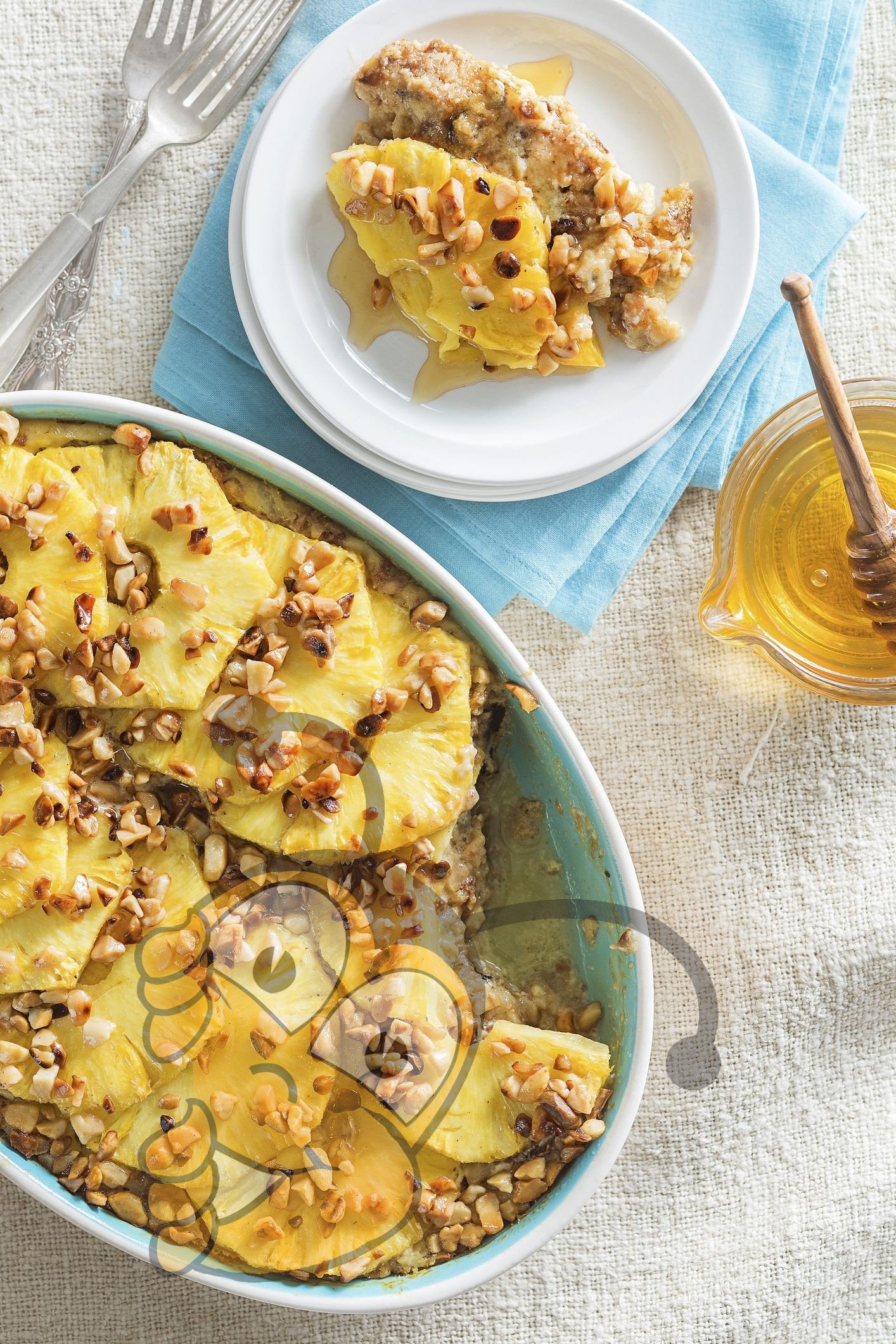 Медовый гавайский пудинг